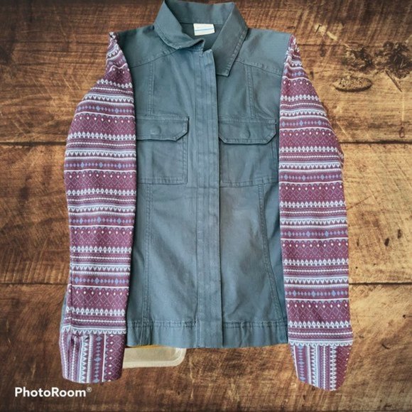 Columbia Hood Mountain Lodge Shirt Jacket Xs - Picture 1 of 4